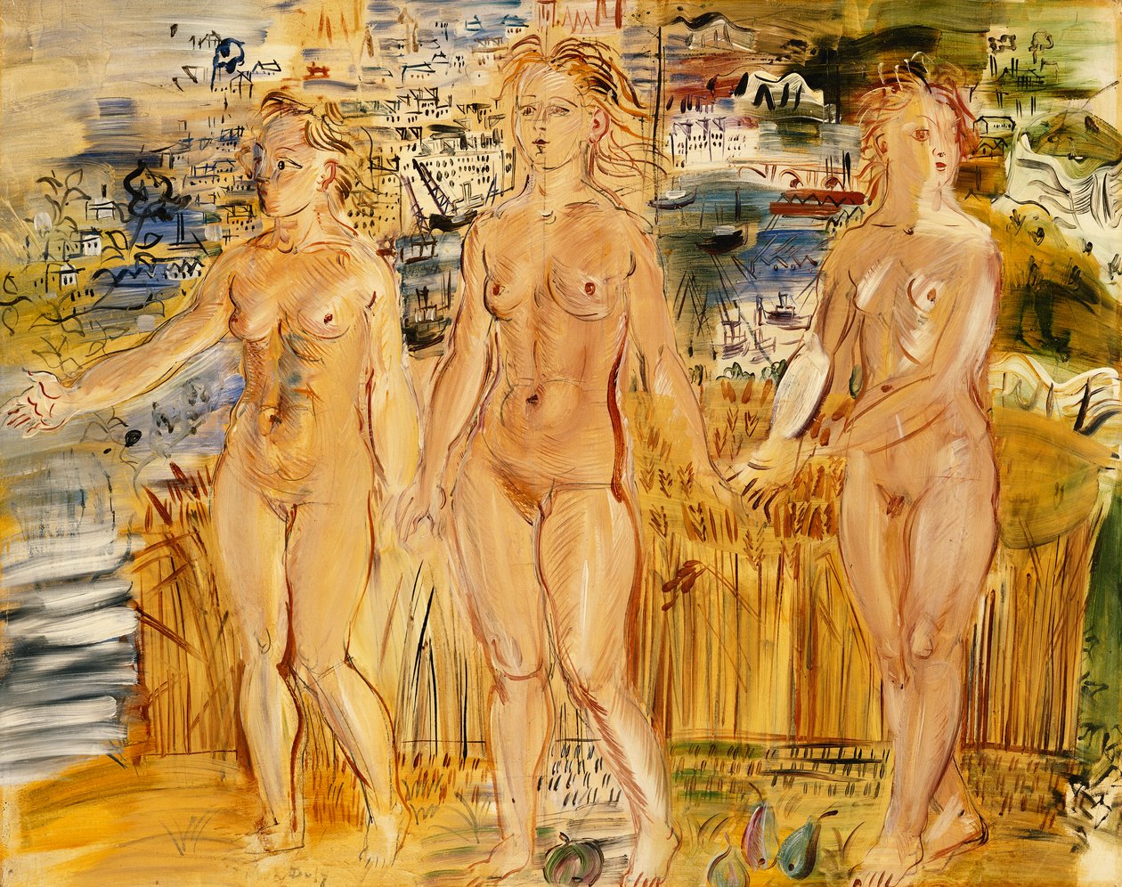 As Três Graças; Les Trois Graces de Raoul Dufy