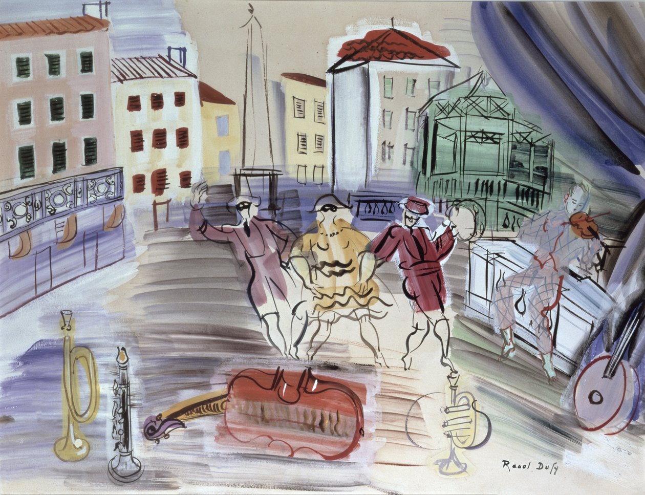 As três máscaras de Raoul Dufy