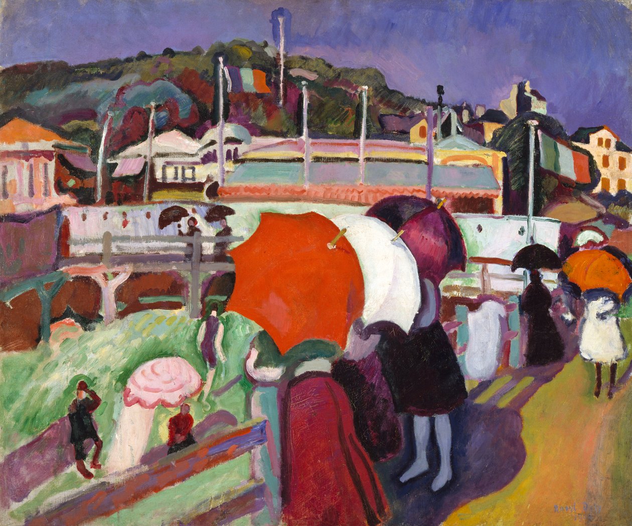 Os três guarda-chuvas de Raoul Dufy