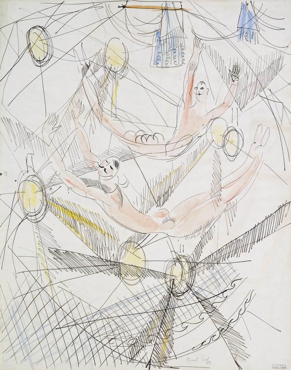 O Trapézio; Les Trapezistes de Raoul Dufy