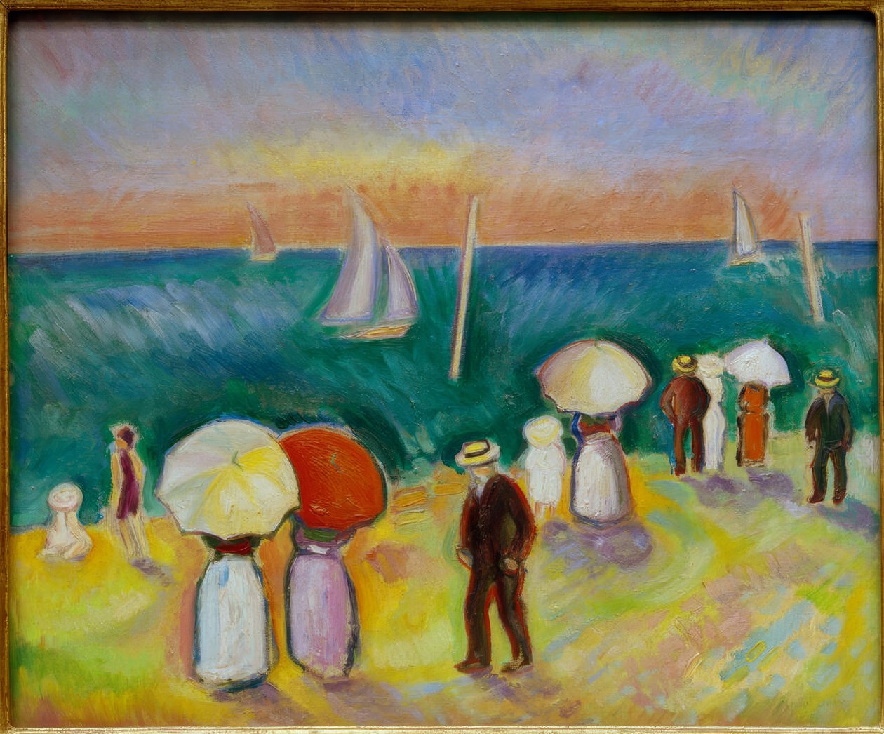 A praia de Sainte-Adresse de Raoul Dufy