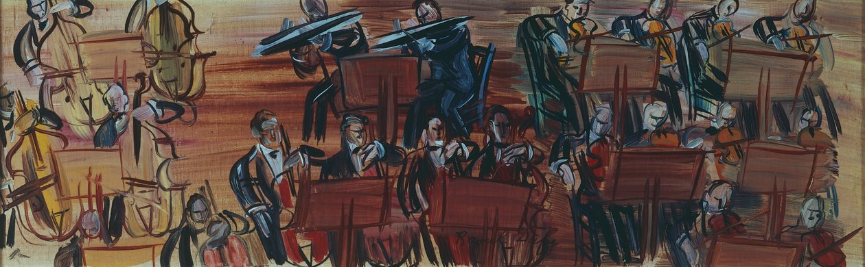 A orquestra, de Raoul Dufy (1877-1953). França, século XX. de Raoul Dufy