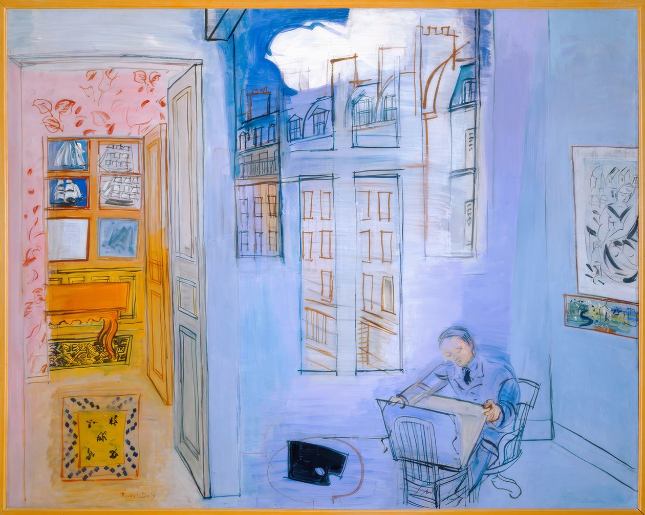 O estúdio de Raoul Dufy