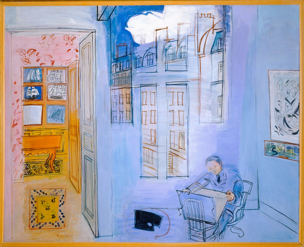 O estúdio de Raoul Dufy