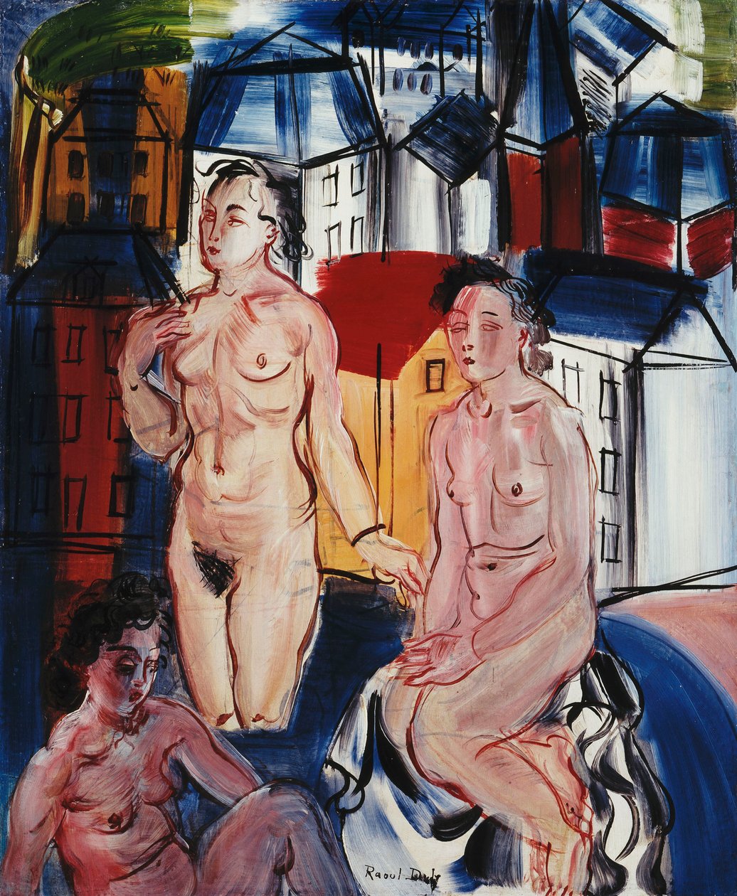 Três Banhistas; Trois Baigneuses de Raoul Dufy