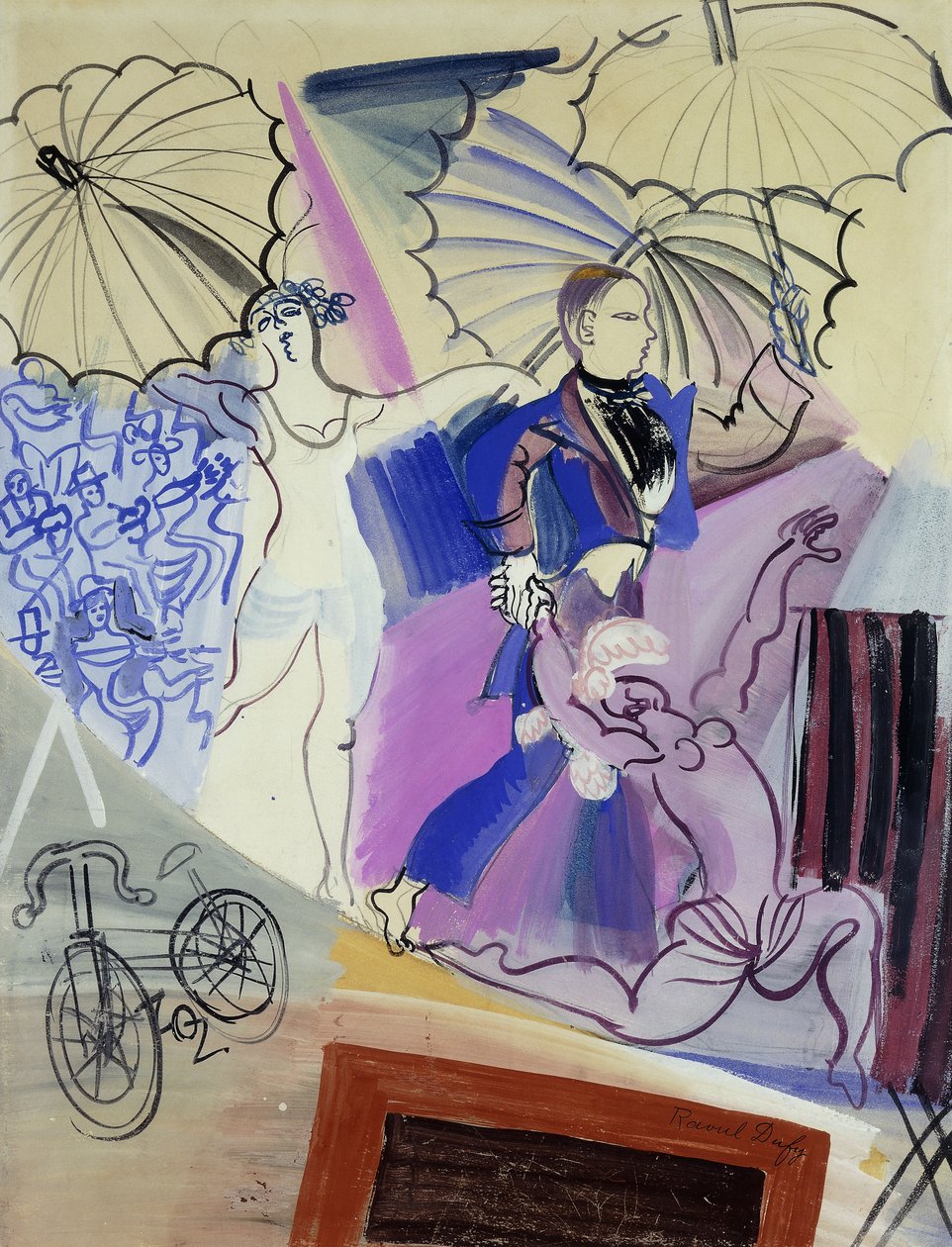 Os equilibristas; Les Equilibristes de Raoul Dufy