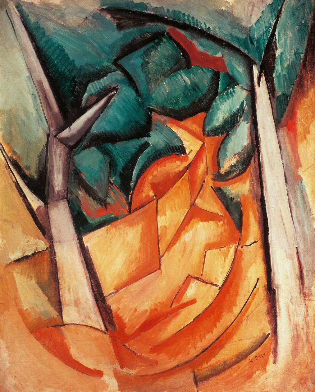 Árvores em Estaque de Raoul Dufy