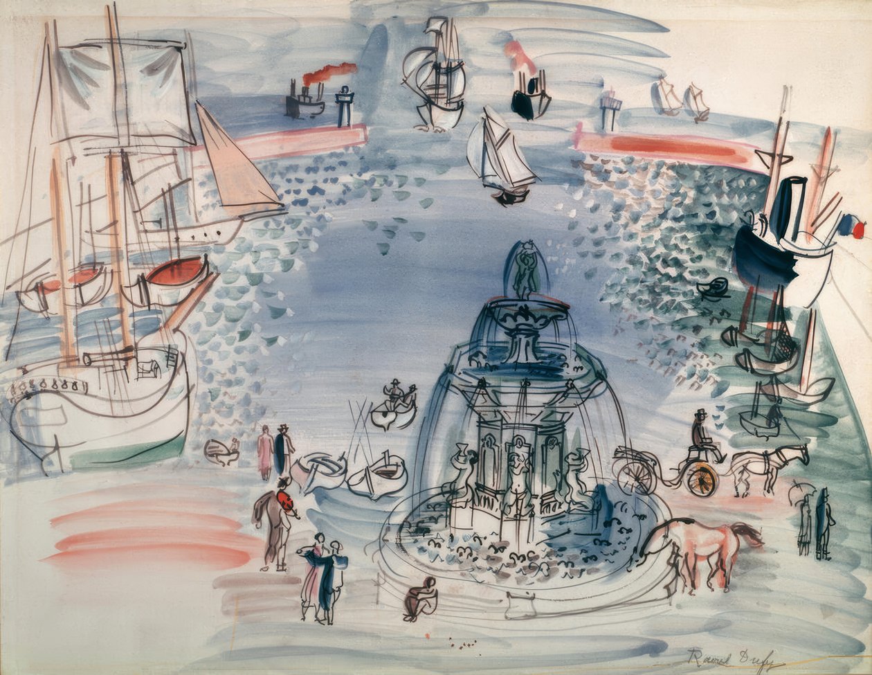 Homenagem a Claude Lorrain de Raoul Dufy