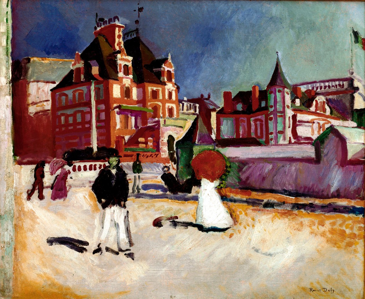 Trouville Pintura de Raoul Dufy (1877-1953) 1907 Coleção Particular de Raoul Dufy