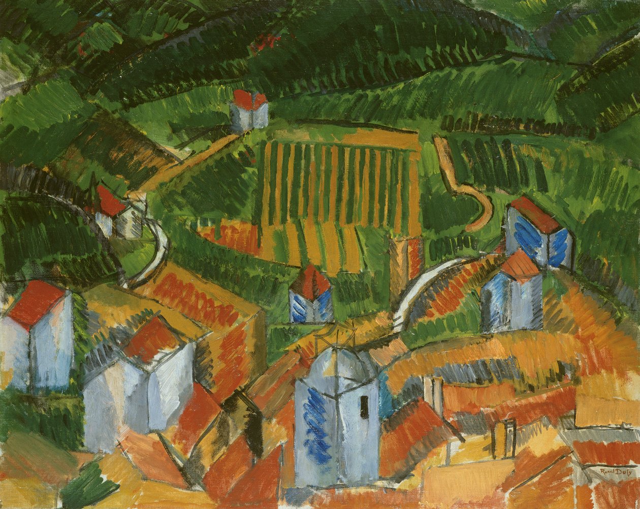Paisagem de Vence de Raoul Dufy