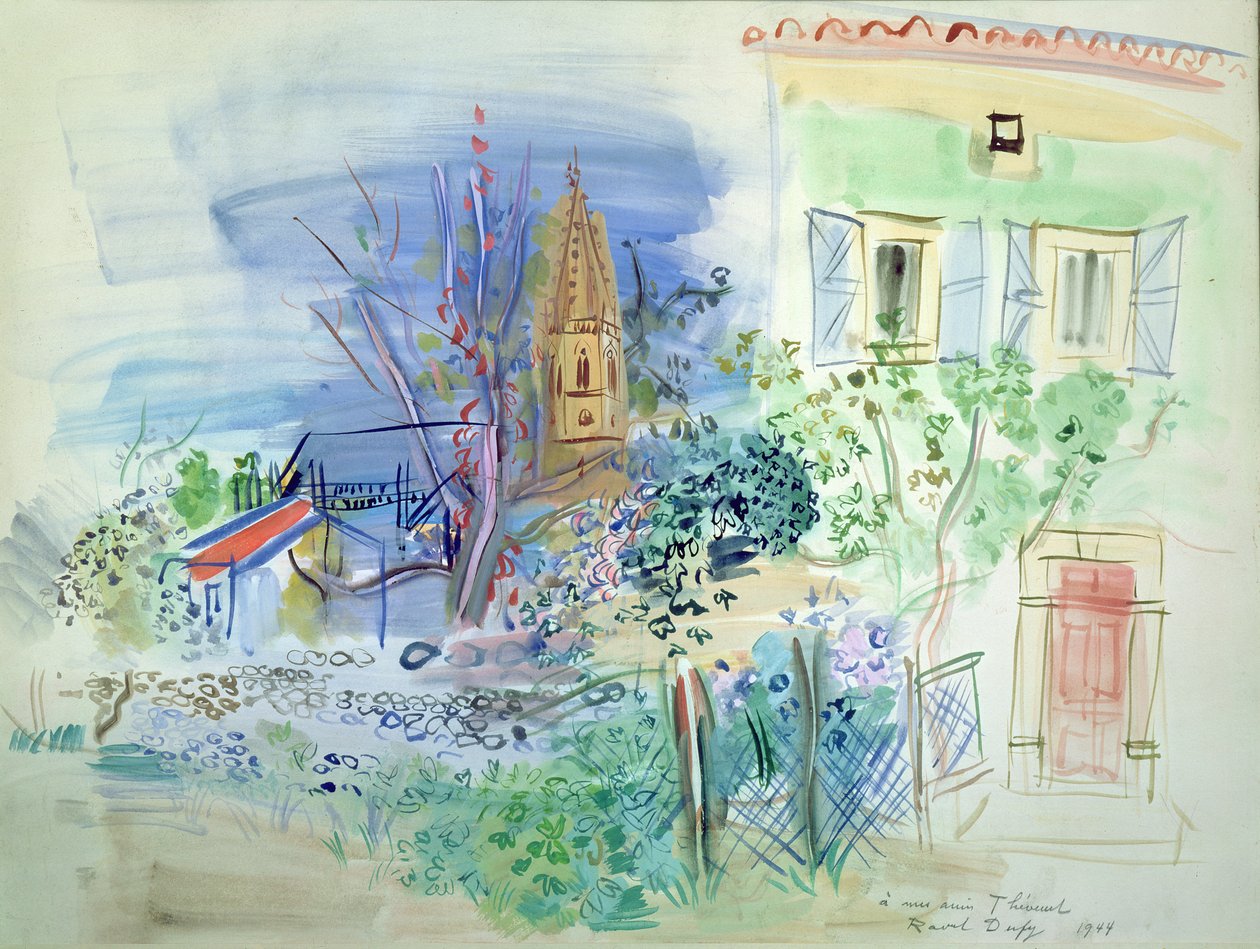 Vista de Perpignan de Raoul Dufy