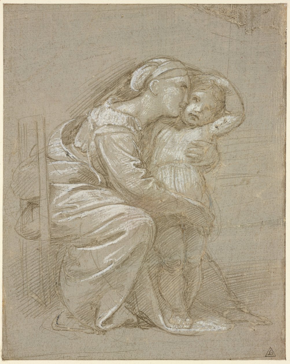 Mãe, abraçar, criança, wa1846.202 de Raffaello Sanzio Raphael