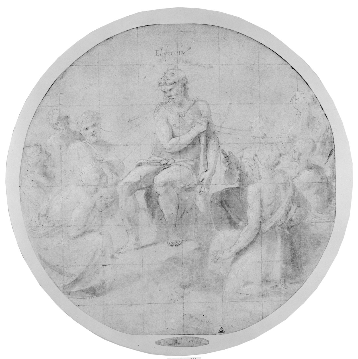 Hércules como a divindade da eloquência, WA1846.212 de Raffaello Sanzio Raphael