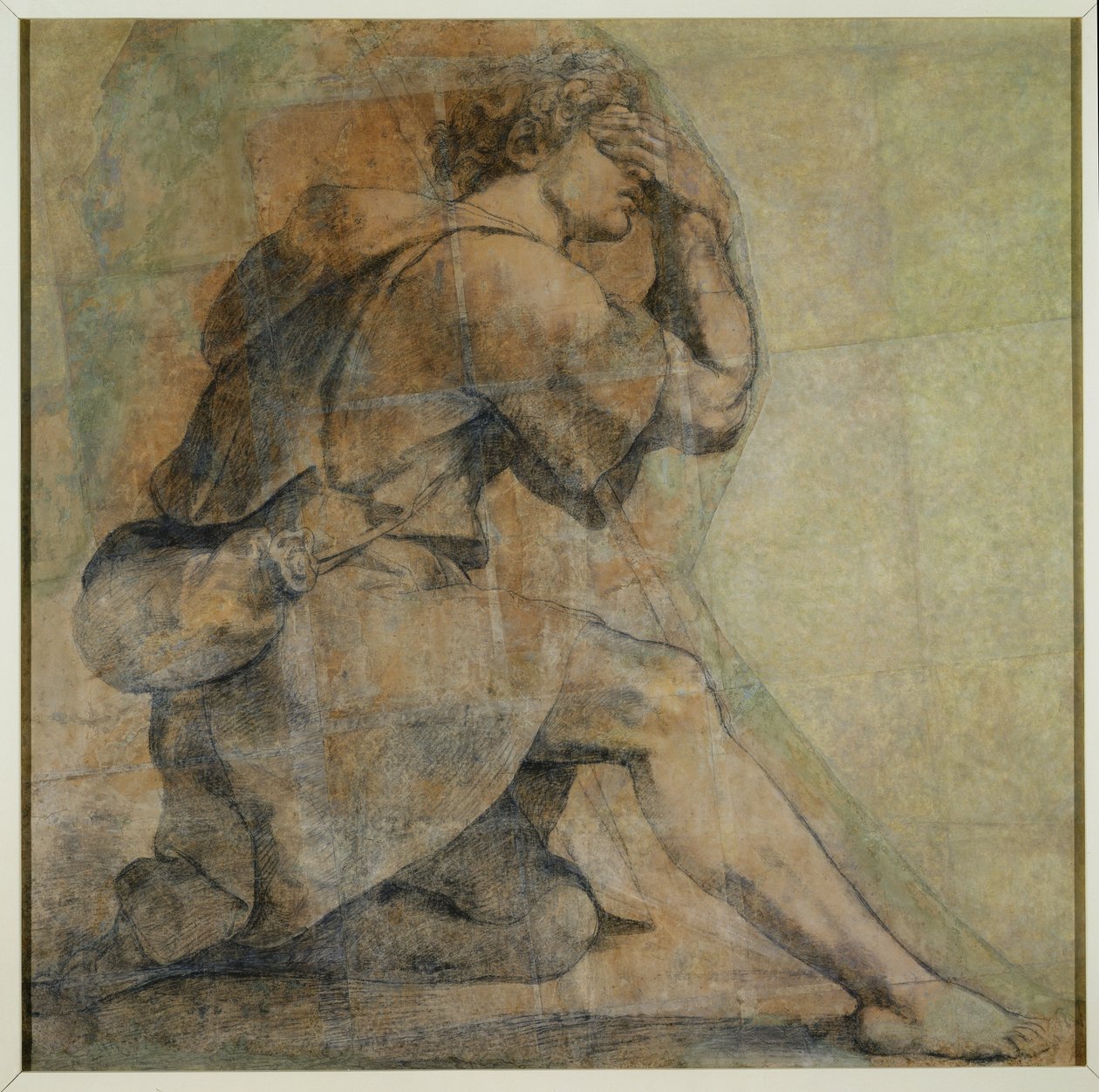 Moisés (carvão sobre papel) de Raffaello Sanzio Raphael