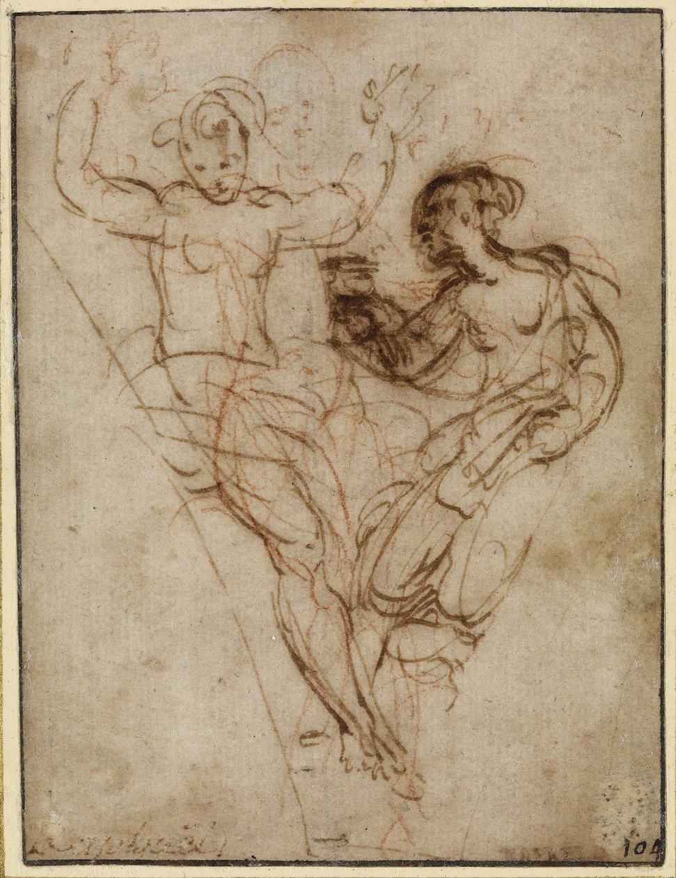 Psique, apresentando, para, venus, a, vaso, de, Proserpine, WA1846.286 de Raffaello Sanzio Raphael
