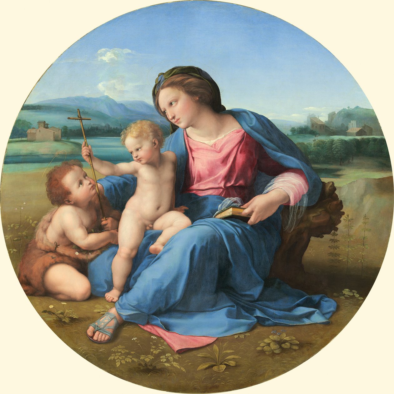 A Madona Alba, c. 1510 de Raffaello Sanzio Raphael