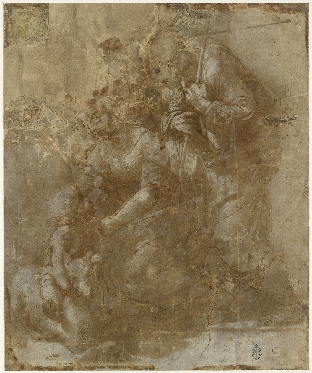A Sagrada Família com o Cordeiro, WA1951.46 de Raffaello Sanzio Raphael