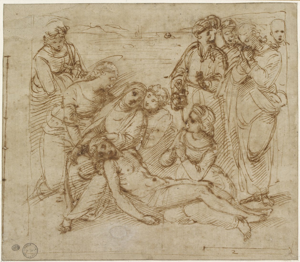 A lamentação de Raffaello Sanzio Raphael