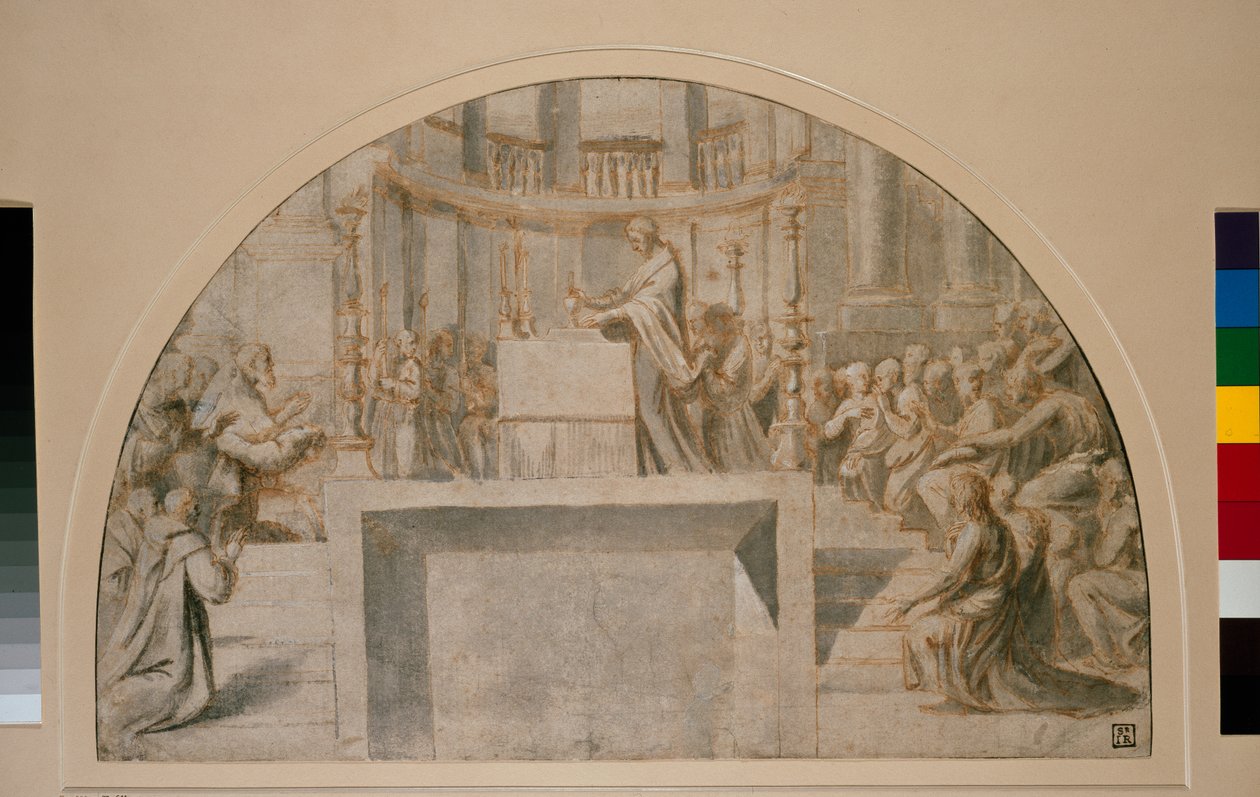 A Missa Milagrosa em Bolsena de Raffaello Sanzio Raphael