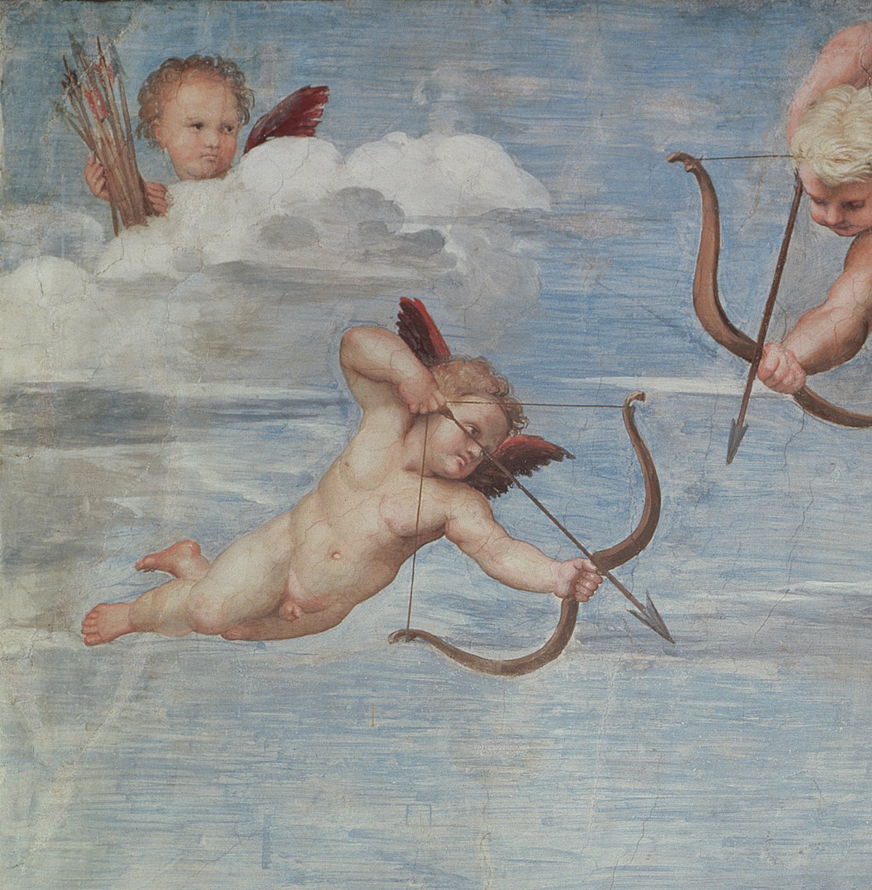 O triunfo de Galatéia, 1512-14 de Raffaello Sanzio Raphael