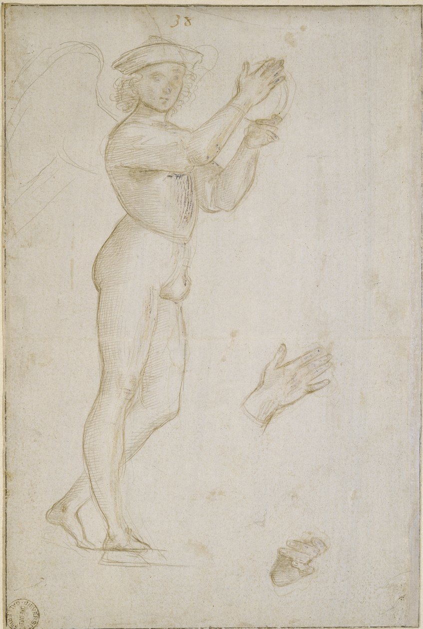 Dois estudos de Raffaello Sanzio Raphael