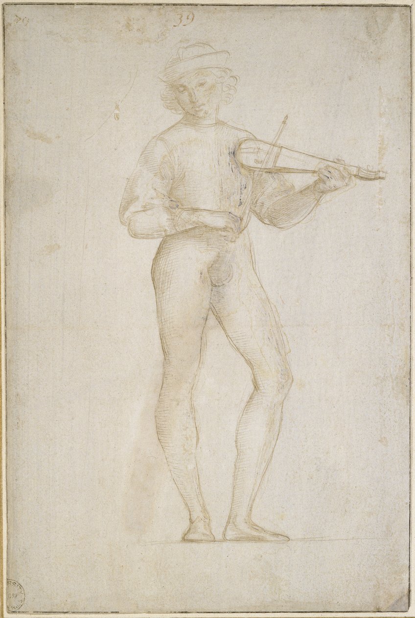 Dois estudos de Raffaello Sanzio Raphael