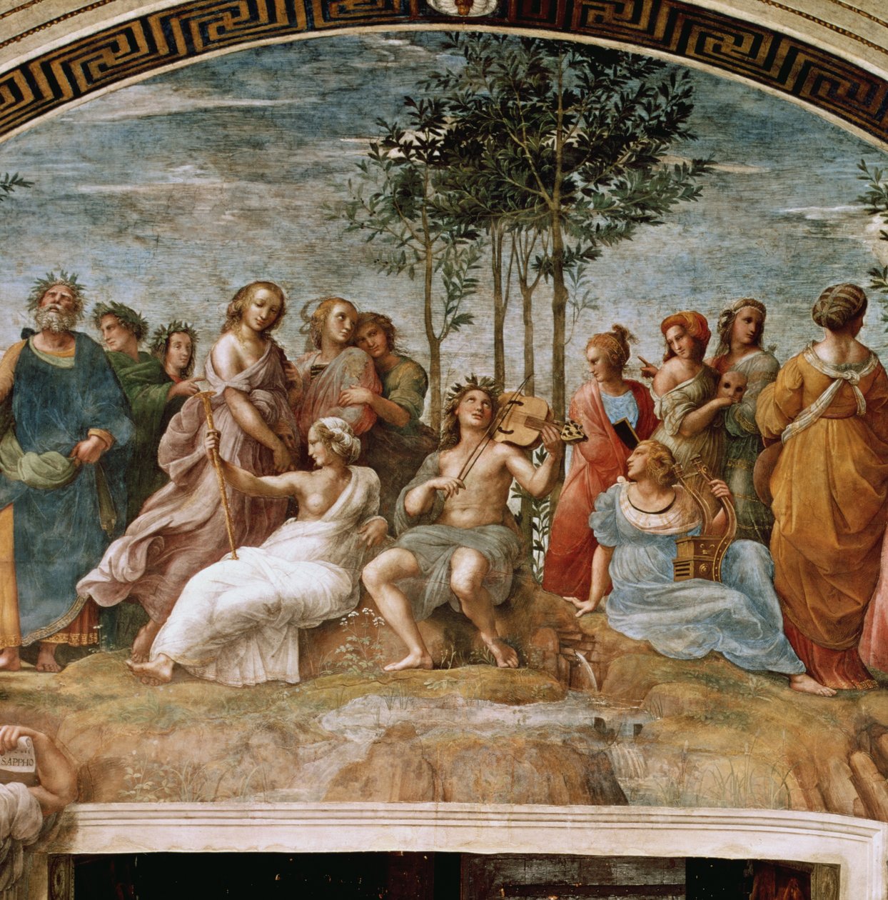 Parnassus, da Stanza della Segnatura, 1510-11 de Raffaello Sanzio Raphael
