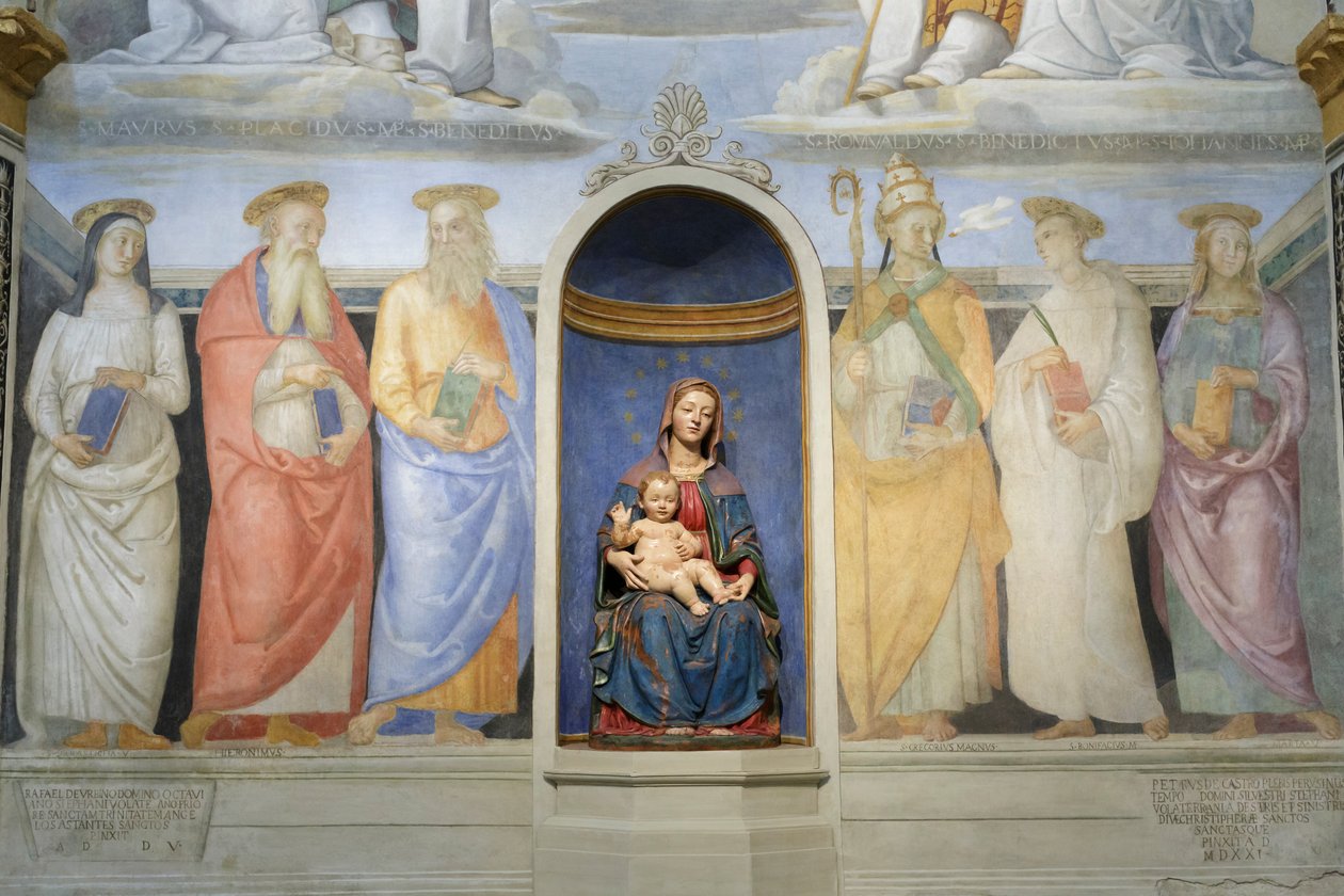 Trindade, beneditinos e santos camaldoleses de Raphael (1483 1520)