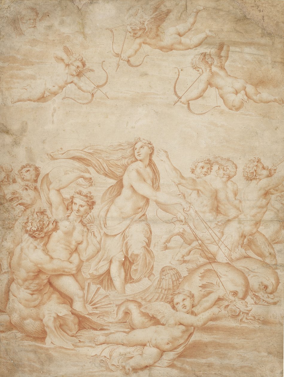 O triunfo da Galatea de after Raphael