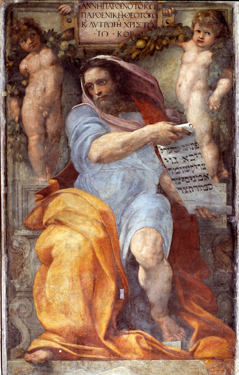 Profeta Isaías (fresco de Raphael