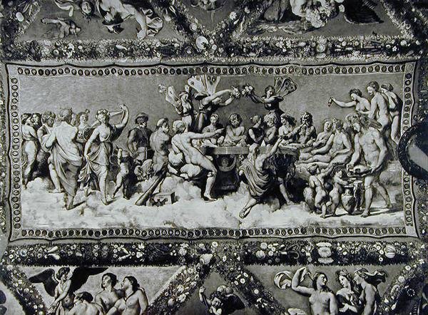 O Casamento do Cupido, da "Loggia do Cupido e da Psique". de Raphael