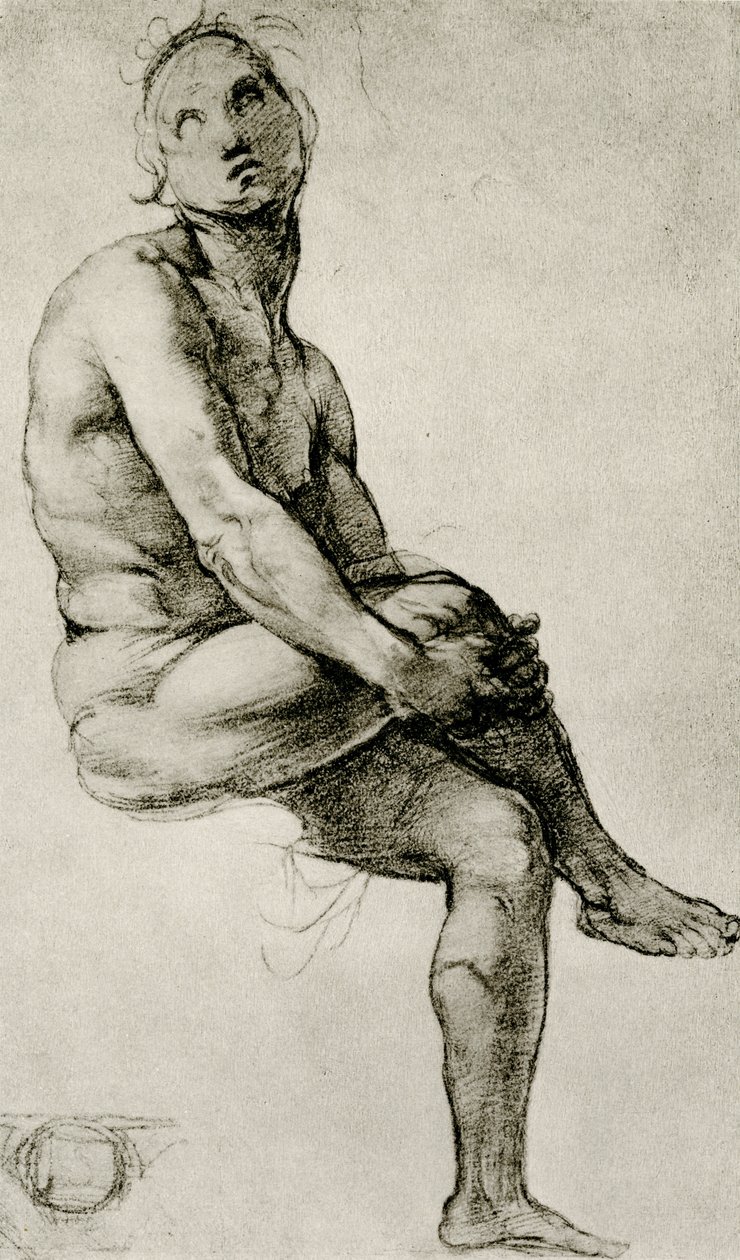 Adão de Raffaello Sanzio Raphael