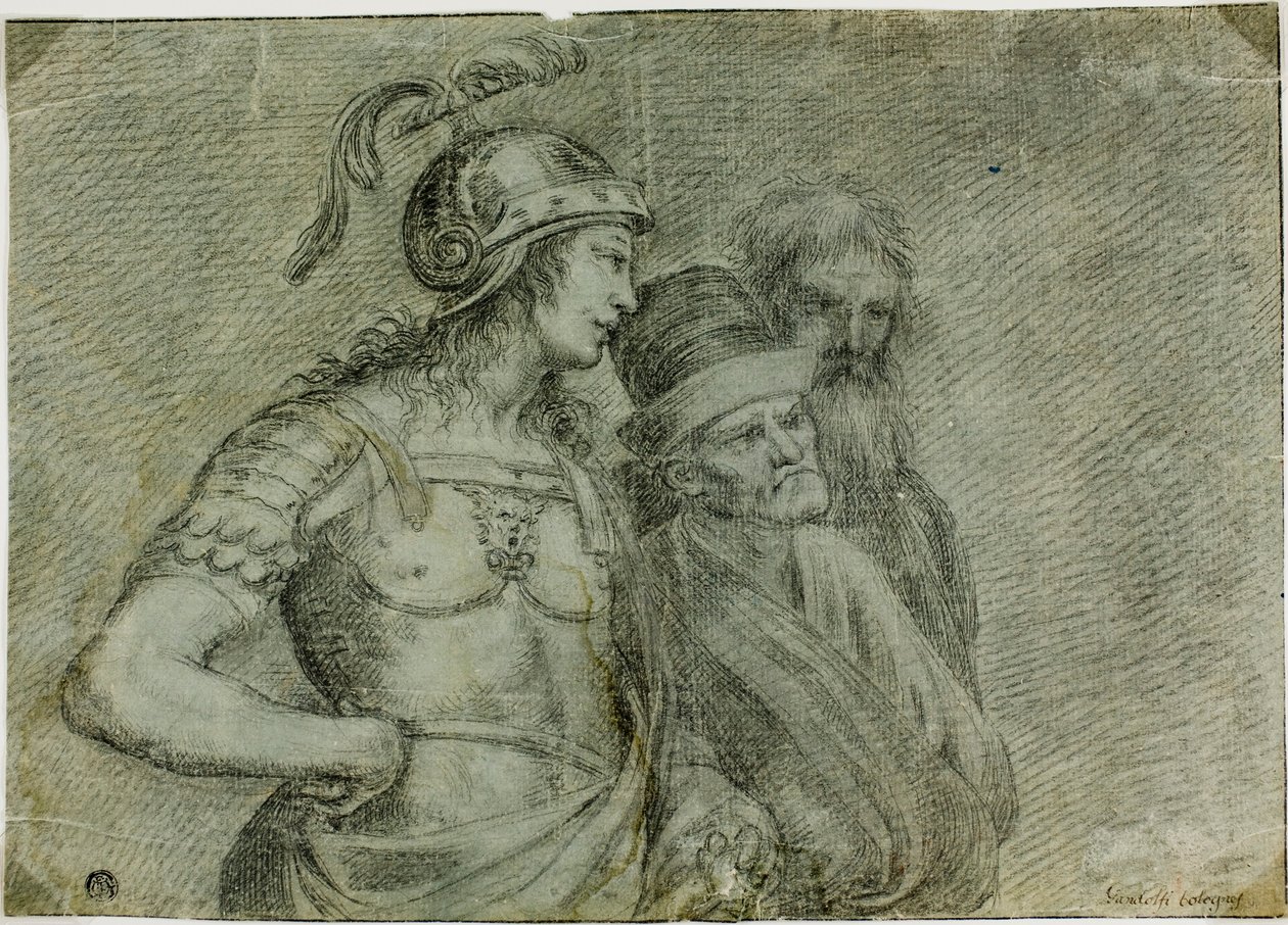 Alcibíades e dois filósofos de Raphael