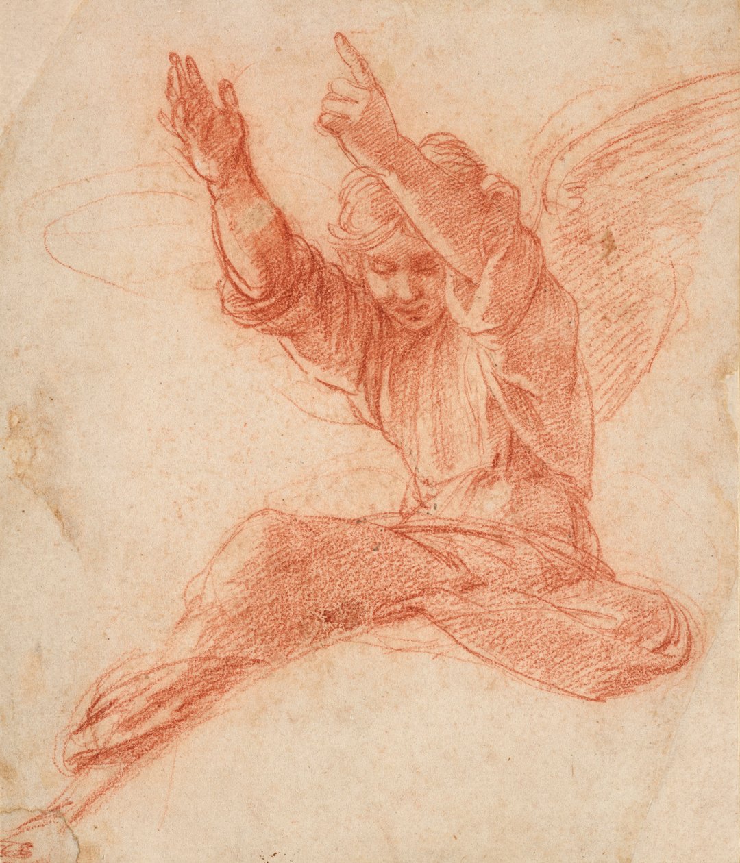 Um anjo, c1500-1520 de Raphael