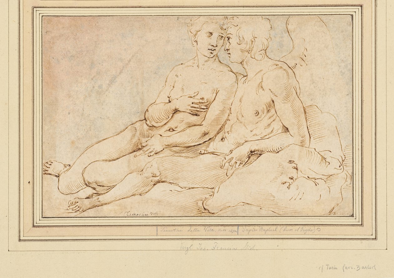 Cupido e Psique, c.1540. de Raphael
