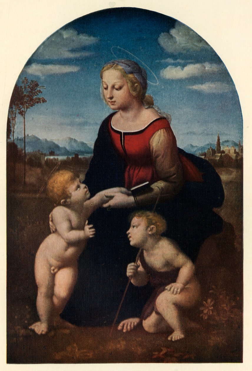 O Belle Jardinière, 1507, c1912 de Raffaello Sanzio Raphael