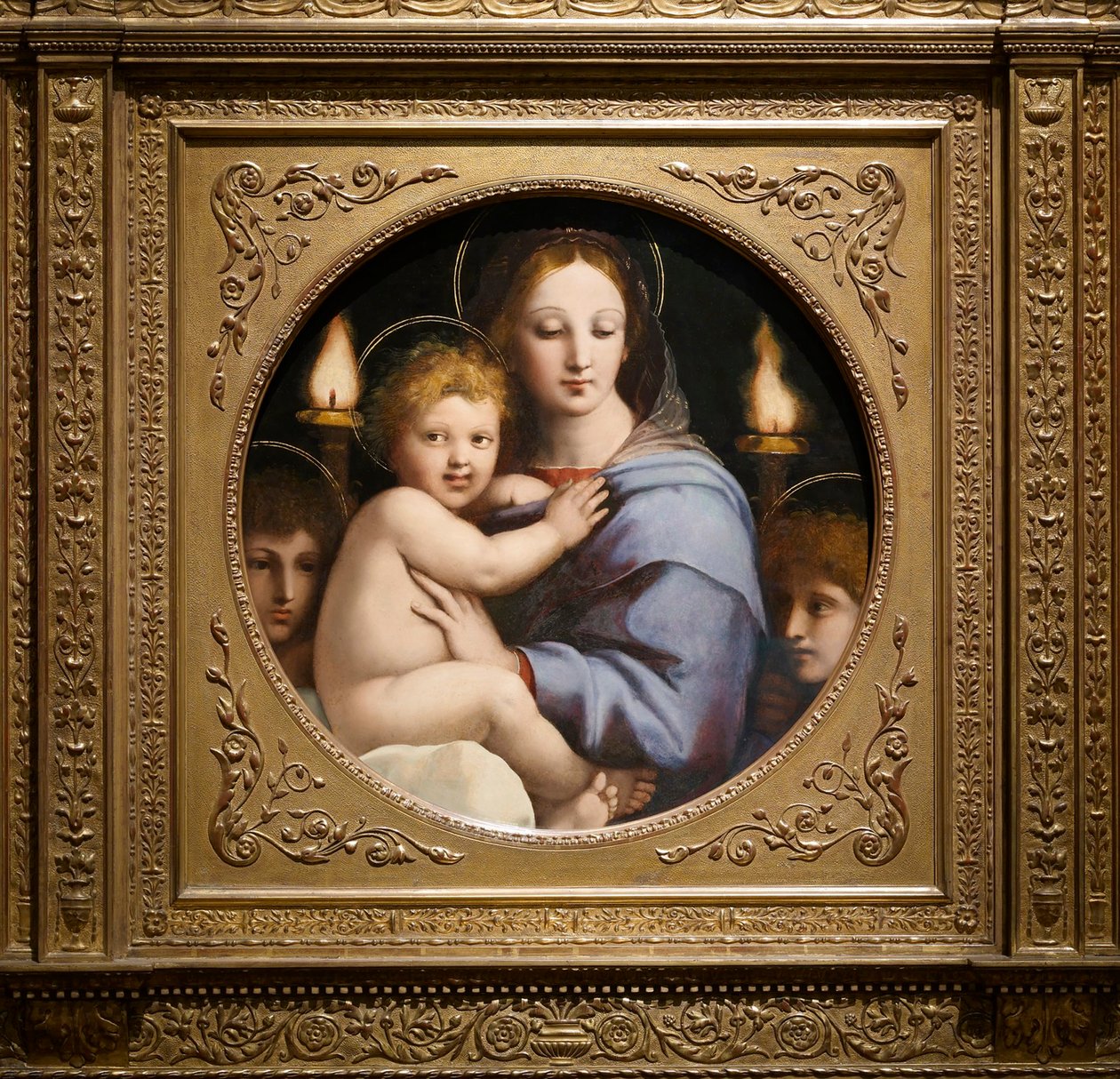Madonna do candelabro, c.1513 de Raffaello Sanzio Raphael