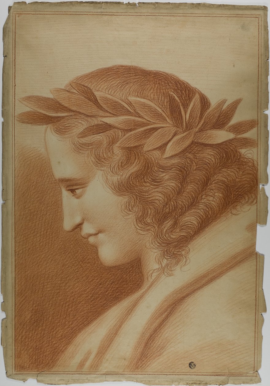 Poeta coroado de louros de Raphael