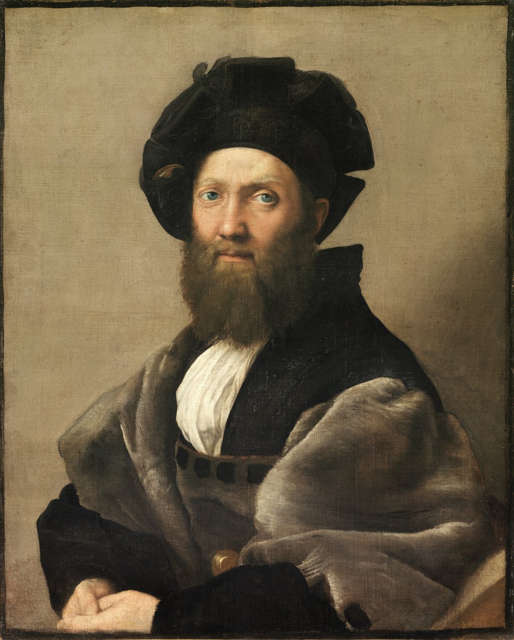 Retrato de Baldassare Castiglione de Raphael