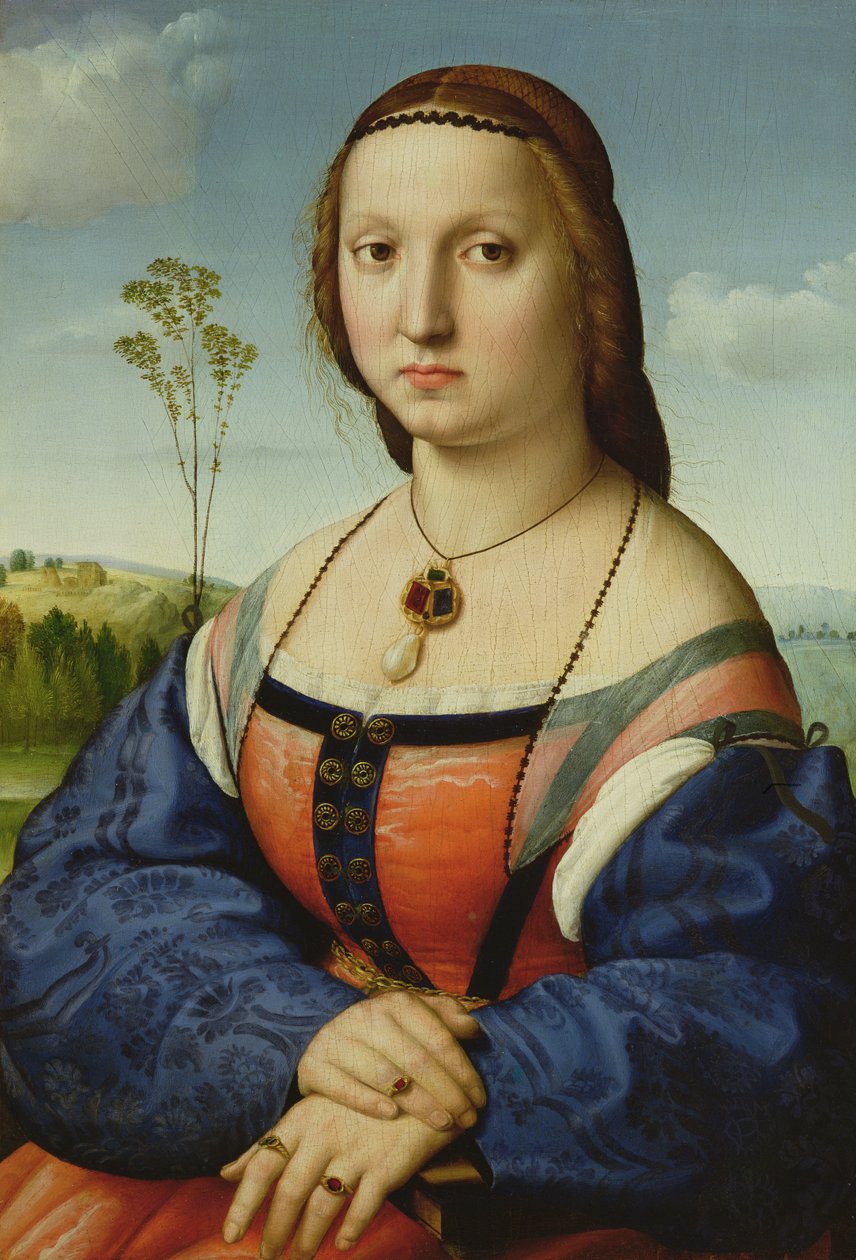 Retrato de Maddalena Doni, 1506 de Raffaello Sanzio Raphael