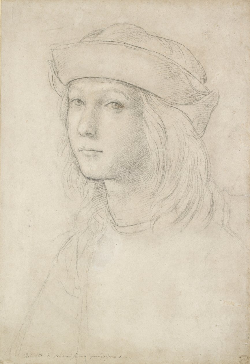 Retrato de um jovem desconhecido possivelmente um auto-retrato de Raphael