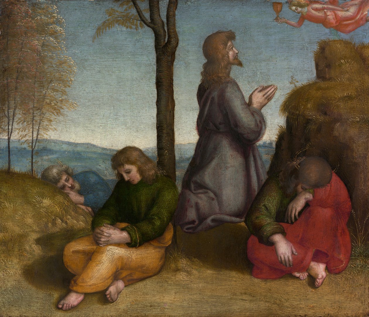 A agonia no jardim, ca. 1504 de Raphael