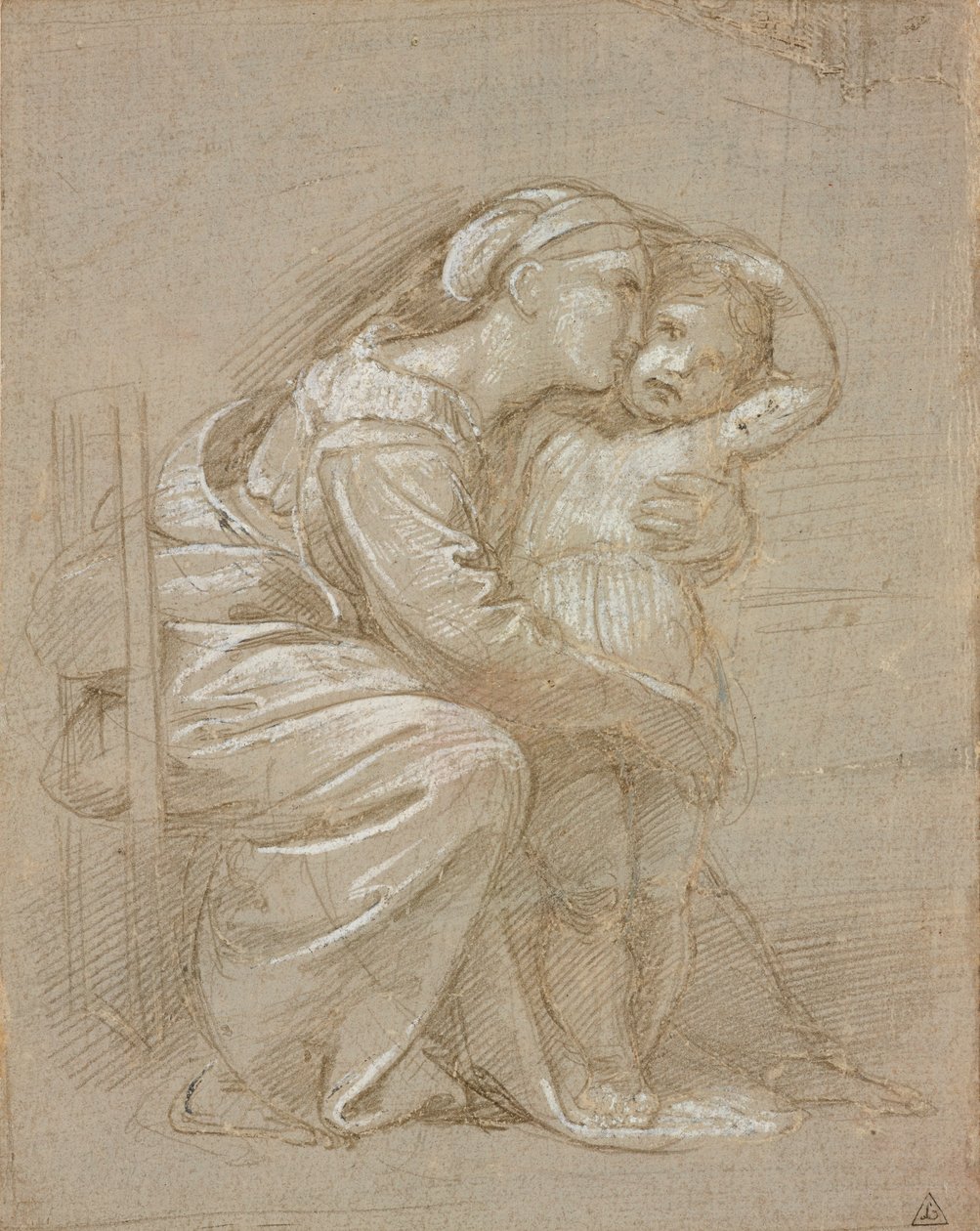 A Virgem e a Criança, início do século XVI de Raphael