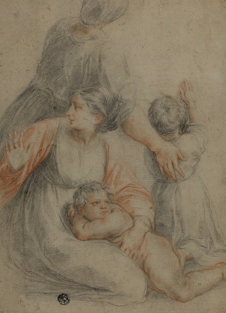 Mulher e crianças de Raphael