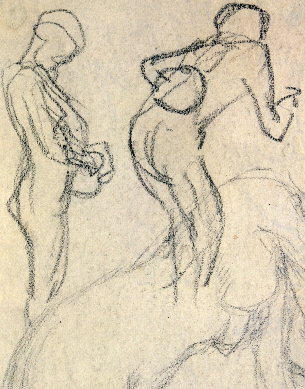 Estudo nu, c. 1905 (desenho) de Raphael Kirchner