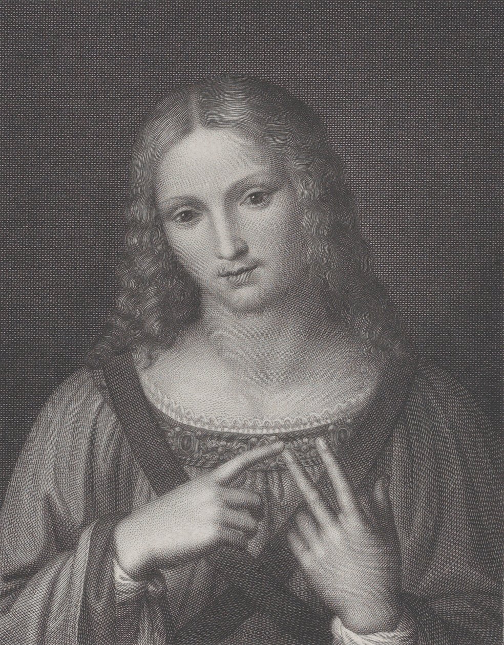 Cristo proclamando a lei, 1817 de Raphael Morghen