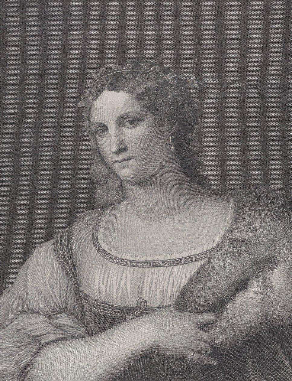 La Fornarina, 1814 de Raphael Morghen