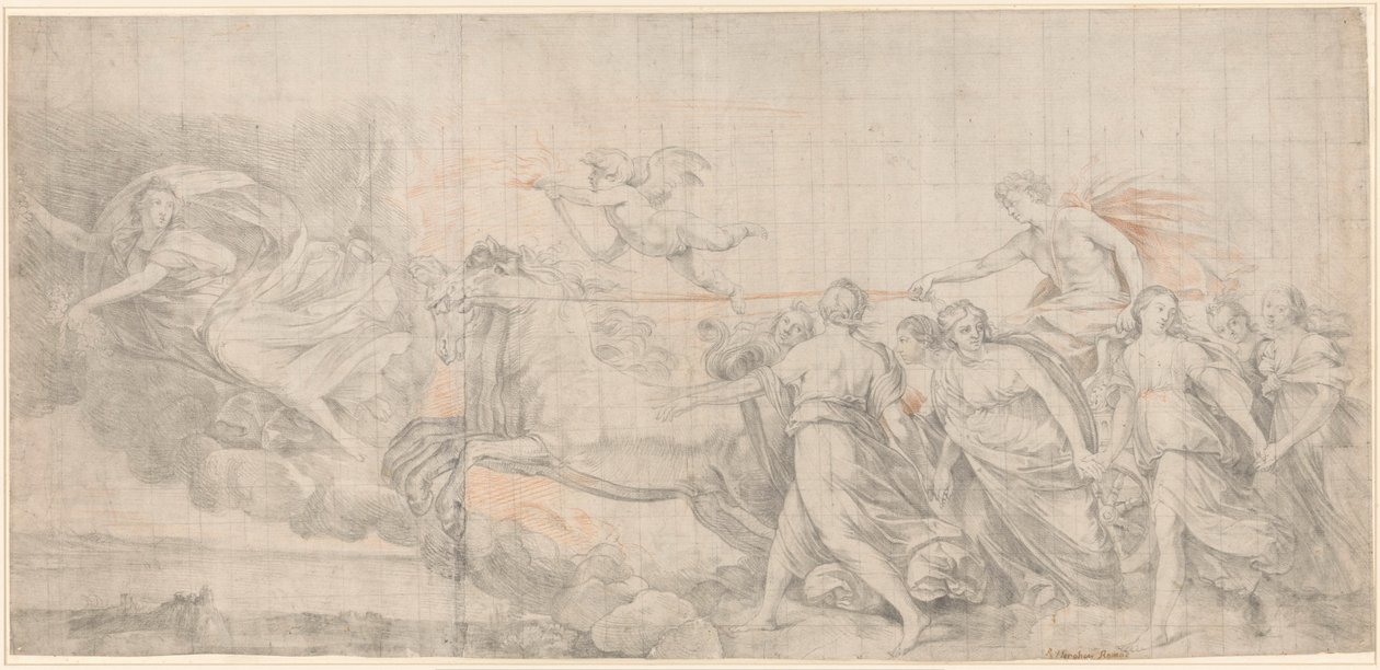 Vista da Aurora de Guido Reni de Raphael Morghen