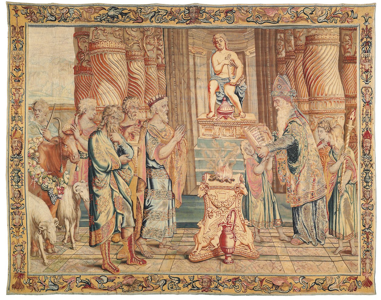 Tapeçaria mitológica, Paris, 1661 de Raphael de la Planche