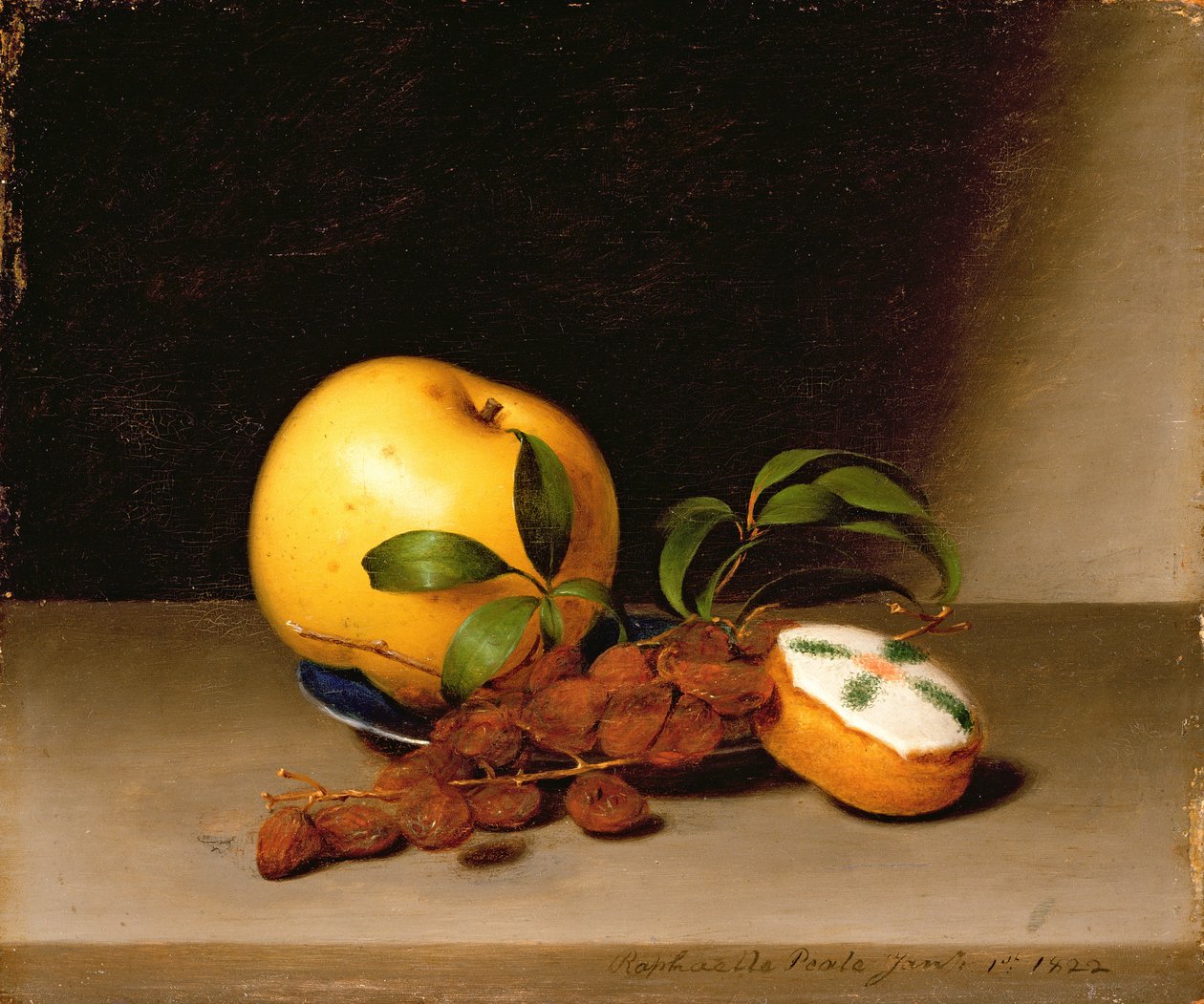Ainda vida com bolo, 1822 de Raphaelle Peale